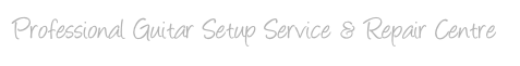 Professional Guitar Setup Service & Repair Centre
